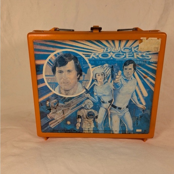 VINTAGE 1979 BUCK ROGERS IN THE 25TH CENTURY CANADIAN ALADDIN LUNCH BOX THERMOS - Picture 2 of 10